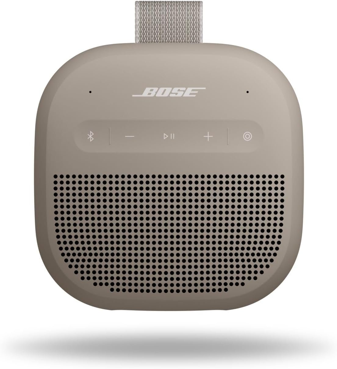 Bose New SoundLink Micro Portable Bluetooth Speaker (2nd Gen), Wireless Outdoor Speaker, Up to 12 Hours Battery Life, Waterproof and Dustproof, Sandstone