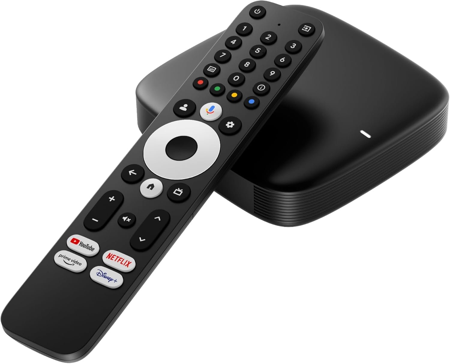 MAG555 Streaming Media Player Google TV™ 2025 | 4K HDR | Voice Remote | Dual-Band Wi-Fi | Chromecast Built-in | HDMI + AV Output