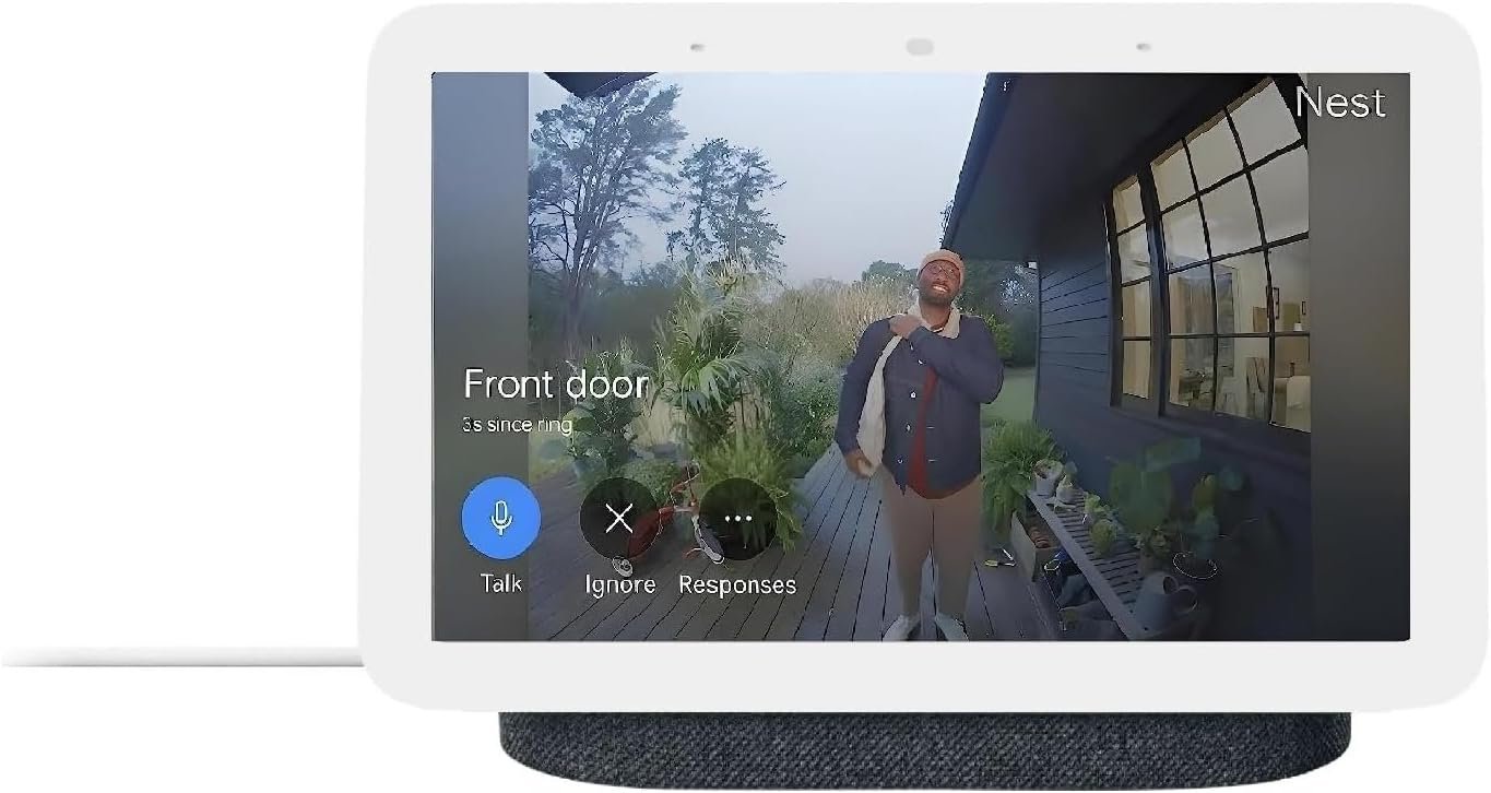 Google Nest Hub 2nd Generation, Taiwan Model, Multi Language Nest Hub 7-inch with English Compatibility, GA01892-TW GUIK2 (Charcoal)