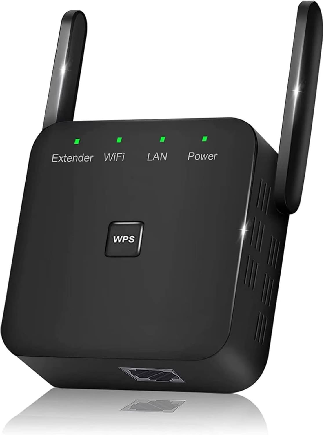2026 Fastest WiFi Extender Signal Booster Covers 10000 Sq.ft and 80 Devices | 2.4GHz High Speed WiFi Repeater with Ethernet Port – Eliminate Dead Zones with Wireless Internet Booster for Home
