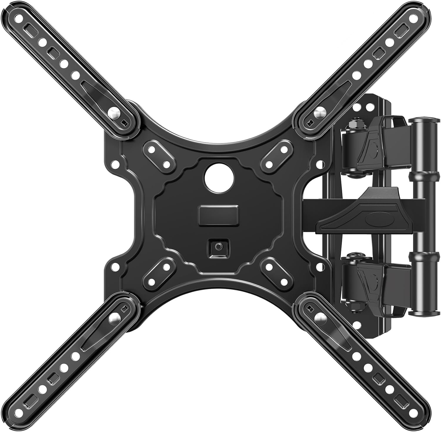 MOUNTUP Full Motion TV Wall Mount for Most 26-60 Inch TVs, Max VESA 400x400mm Wall Mount TV Bracket with Swivel Tilting Extension Level Adjustment for LED LCD Flat Curved TVs Up to 77 LBS, MU0018
