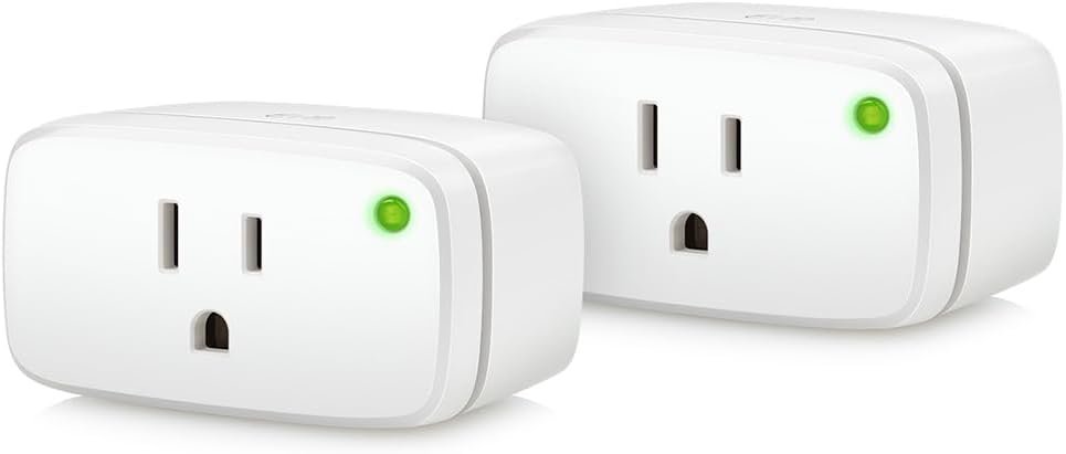 Eve Energy (Matter) 2 Pack – Smart Plug, App and Voice Control, 100% Privacy, Matter Over Thread, Works with Apple Home, Alexa, Google Home, SmartThings, Requires Thread Border Router