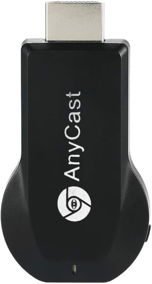 SmartSee Anycast HD Wireless Display Adapter WiFi 1080P Mobile Screen Mirroring Receiver Dongle for iPhone Mac iOS Android to TV Projector Support Miracast Airplay DLNA