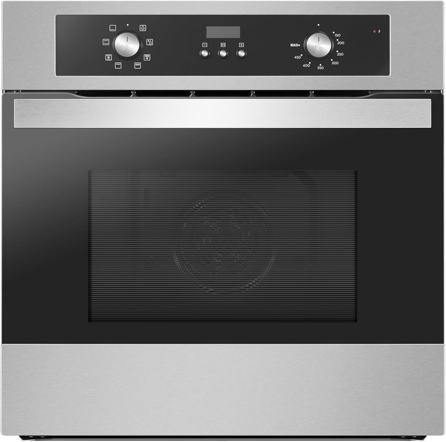 Midea 24″ Electronic Single Wall Oven, 2.5 Cu. Ft.-Capacity, Built-in Oven with 8-in-1 Cooking Modes, Stainless Steel