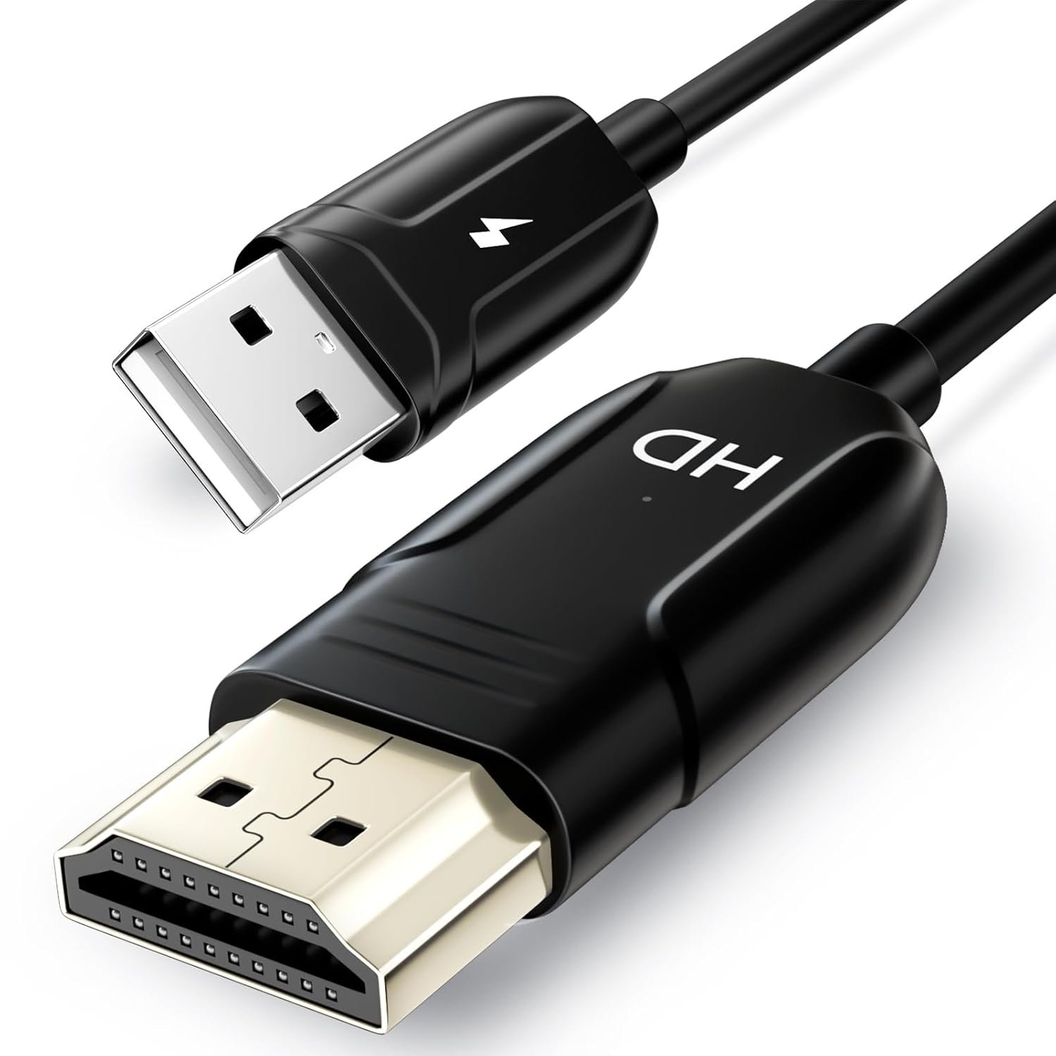 Wireless HDMI Display Adapter for iPhone, Wireless Mirroring Cable for iPhone,iPad,MacBook,Android,Windows to TV/Monitor/Projector,Streaming Video/Audio/Files,Supported Airplay & Miracast