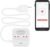 Smart Siren Alarm, Wireless Home Security Alarm with 110 dB Loud Audible Alerts, Remote Control, Compatible with Alexa, Google, Home Assistant, IFTTT – Hub Required