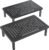 ELIVED 2 Pack Monitor Stand Riser – 3 Height Adjustable Monitor Stand for Laptop, Computer, PC, Printer, Mesh Metal Monitor Riser for Desktop Organizer.