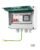 Power Meter & Safety Breaker Box with GFCI, Waterproof Enclosure, 110V 63A Electricity Usage Monitor, Din Rail KWh Volt Amp Watt Frequency Meter