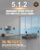 Wooden 5.1.2 Virtual Surround Sound System, 4 Surround Speakers Wired, 400W Peak Power, Sound Bars for Smart TV w/Subwoofer, 5.25” Deep Bass, Home Theater TV System, ARC/OPT/BT/AUX, HiPulse N512