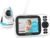 HelloBaby Monitor No WiFi Video Baby Monitor with Camera and Audio – 3.2” Screen, 2-Way Talk, Pan-Tilt Camera with Night Vision,ECO/VOX,1000ft, Temperature | Portable for Travel, Parents, Pet, Elderly