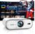 Projector-4K Built-in Google TV|2000 ANSI|Auto Lens Cap&4D Keystone|Auto Focus|Voice Control Smart Portable Projector with WiFi6 and Bluetooth, Sovboi Outdoor Projector for Steaming APPs Home Theater