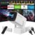 Mini Projector 2025 Upgraded with 4K & 1080P, Portable Video Projector for Bedroom & Outdoor , Android 13 with WiFi 6 & Bluetooth 5.2, Built-in Netflix, Compatible with iPhone/TV Stick