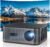 2000 ANSI 4K Decoding Projector with WiFi and Bluetooth, HAPPRUN Movie Home Theater with Auto Focus, 300” Display for Indoor/Outdoor, Smart Proyector Compatible with Phone/TV Stick/PC/PS5