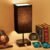 Sailstar Table Lamp for Bedroom, 3 Way Dimmable Touch Bedside Lamp, Small Lamp with 2 USB C+A Charging Ports, Black Nightstand Lamps for End Table, Living Room, Desk, Bulb Included